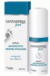 SPRAY ANTIMICOTIC PICIOARE Santaderm, Cu CLIMBAZOL Si TEA TREE 100ML - VIVA PHARMA