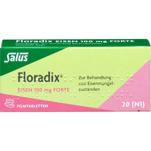 Floradix Eisen 100 mg forte Filmtabletten 20 St