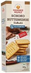 Biscuiti cu unt si ciocolata cu lapte, fara gluten, Eco-Bio 135g - Hammer Muhle