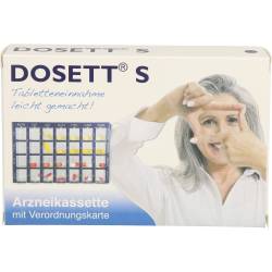 Dosett S Arzneikassette blau 1 St
