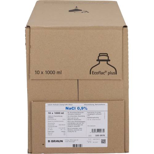 Isotone Kochsalz-Lösung 0,9% Braun Ecoflac Plus 10000 ml