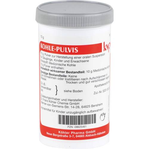 Kohle pulvis Pulver 10 g