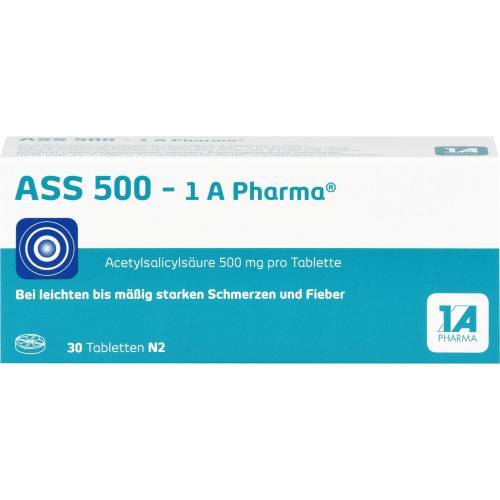 Ass 500-1A Pharma Tabletten 30 St