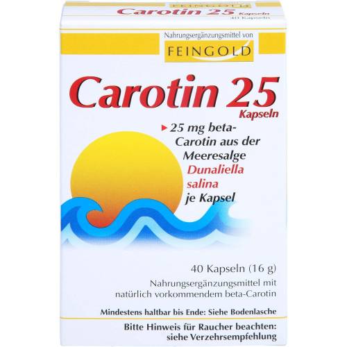 Carotin 25 Feingold Kapseln 40 St