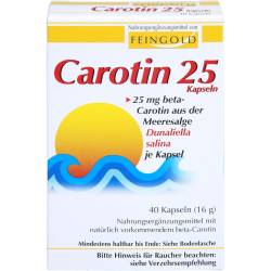 Carotin 25 Feingold Kapseln 40 St