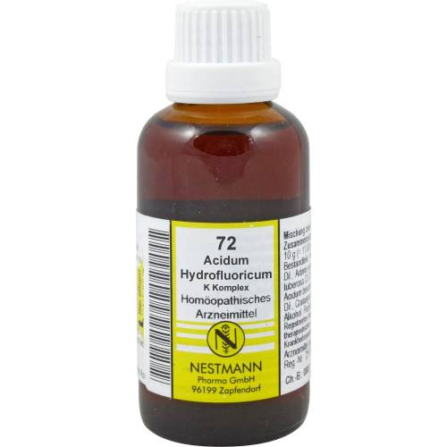 Acidum Hydrofluoricum K Komplex Nr.72 Dilution 50 ml
