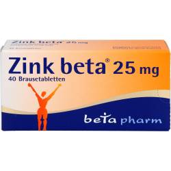 Zink Beta 25 Brausetabletten 40 St