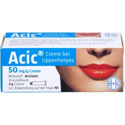 Acic Creme bei Lippenherpes 2 g