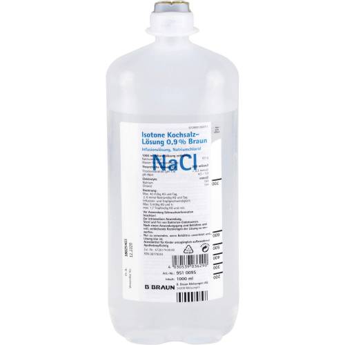 Isotone Kochsalz-Lösung 0,9% Braun Ecoflac Plus 1000 ml