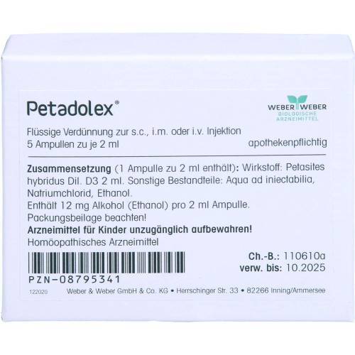 Petadolex Ampullen 10 ml