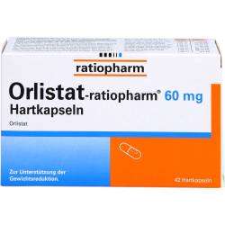 Orlistat-ratiopharm 60 mg Hartkapseln 42 St
