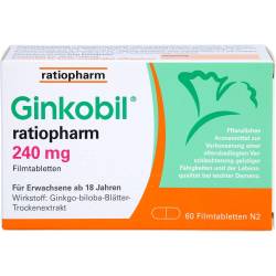 Ginkobil-ratiopharm 240 mg Filmtabletten 60 St