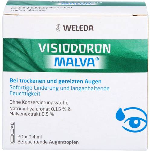Visiodoron Malva Augentropfen in Einzeldosispipet. 8 ml