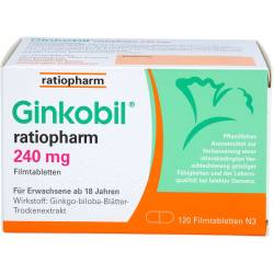 Ginkobil-ratiopharm 240 mg Filmtabletten 120 St