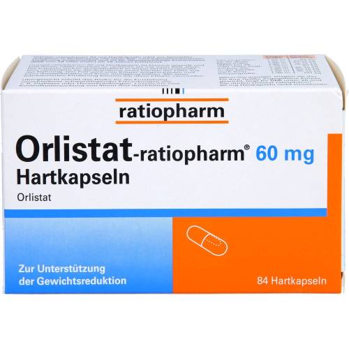 Orlistat-ratiopharm 60 mg Hartkapseln 84 St