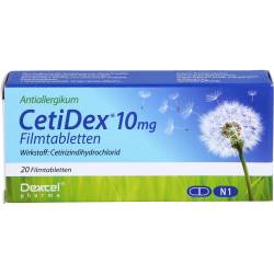 Cetidex 10 mg Filmtabletten 20 St
