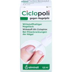 Ciclopoli gegen Nagelpilz wirkstoffhalt.Nagellack 6,6 ml