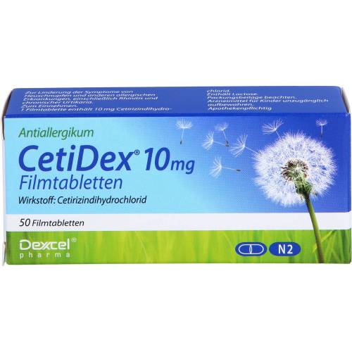 Cetidex 10 mg Filmtabletten 50 St