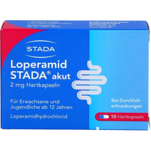 Loperamid Stada akut 2 mg Hartkapseln 10 St