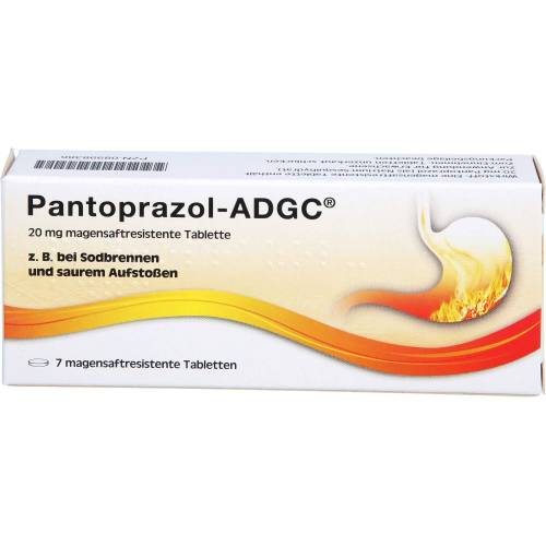 Pantoprazol Adgc 20 mg magensaftres.Tabletten 7 St