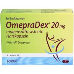 Omepradex 20 mg magensaftresistente Hartkapseln 7 St