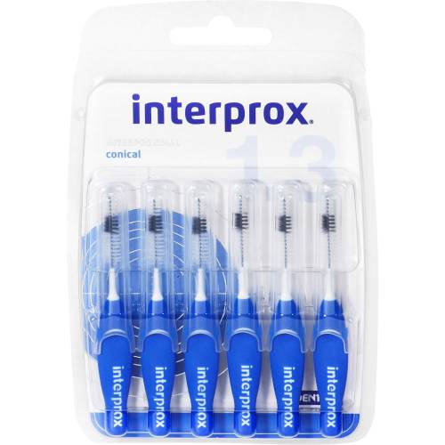 Interprox reg conical blau Interdentalbürste Blis 6 St