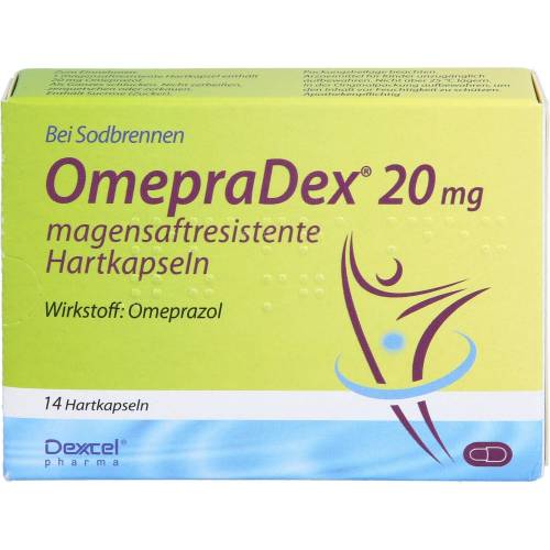 Omepradex 20 mg magensaftresistente Hartkapseln 14 St