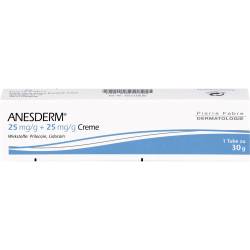 Anesderm 25 mg/g + 25 mg/g Creme 30 g