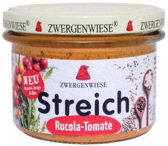 Pate vegetal cu rucola si tomate FARA GLUTEN Eco-Bio 180g - Zwergenwiese