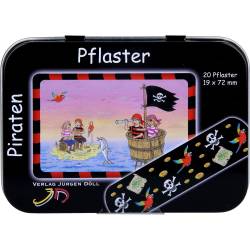 Kinderpflaster Piraten Dose 20 St