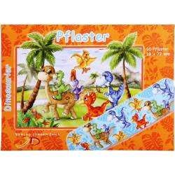 Kinderpflaster Dinosaurier Briefchen 10 St