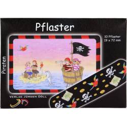 Kinderpflaster Piraten Briefchen 10 St