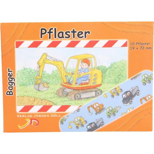 Kinderpflaster Bagger Briefchen 10 St