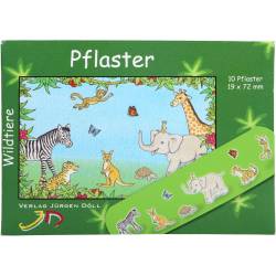 Kinderpflaster Wildtiere Briefchen 10 St