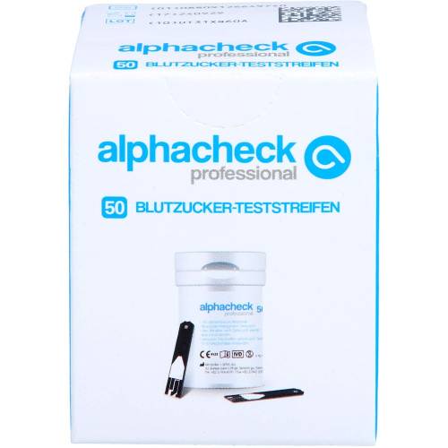 Alphacheck professional Blutzuckerteststreifen 50 St