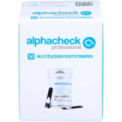 Alphacheck professional Blutzuckerteststreifen 50 St