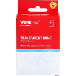Wundpflaster 2,5 cm rund transparent 20 St