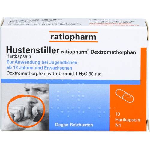 Hustenstiller-ratiopharm Dextromethorphan Kapseln 10 St