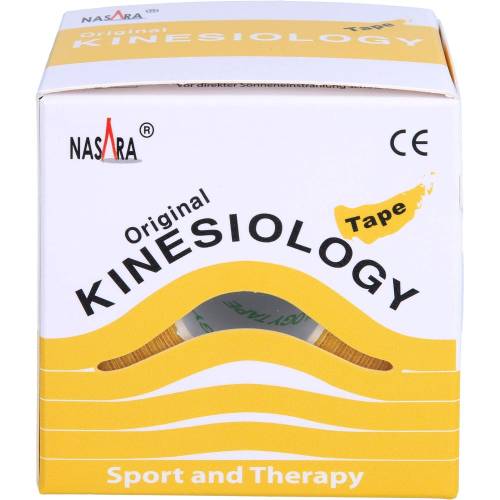 Nasara Kinesiologie Tape 5 cmx5 m gelb 1 St