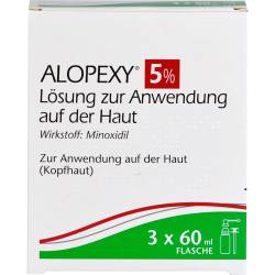 Alopexy 5% Lösung zur Anwendung auf der Haut 180 ml