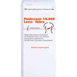 Pankreatin 20.000 Laves Mikro magensaftr.Hartkaps. 100 St