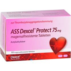 Ass Dexcel Protect 75 mg magensaftres.Tabletten 100 St