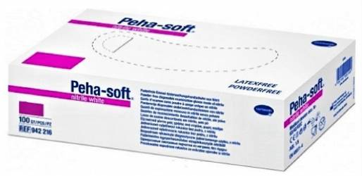 Hartmann Peha-soft nitrile white manusi nepudrate albe S - 100 bucati