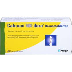 Calcium 500 dura Brausetabletten 40 St