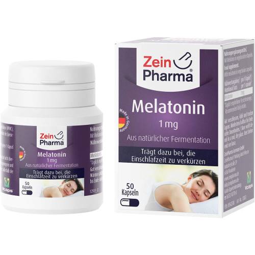 Melatonin Kapseln 1 mg 50 St