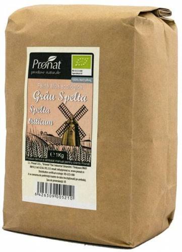Faina alba de grau spelta (spelta triticum), eco-bio, 1kg - Pronat