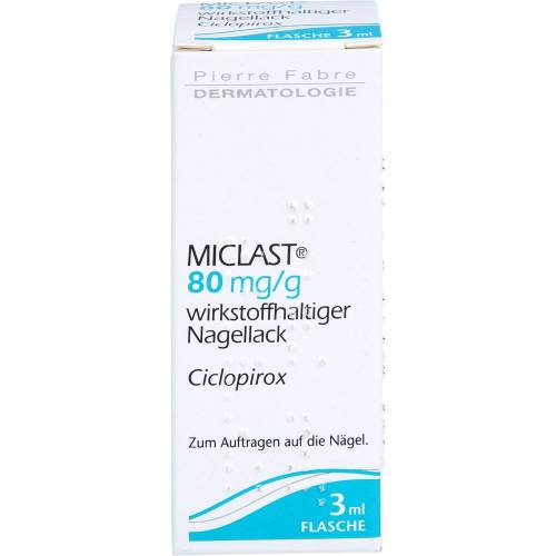 Miclast 80 mg/g wirkstoffhaltiger Nagellack 3 ml