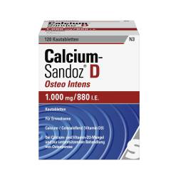 Calcium Sandoz D Osteo intens Kautabletten 120 St
