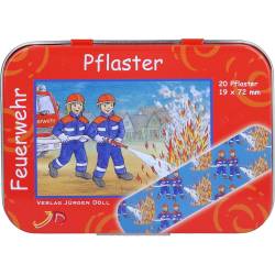Kinderpflaster Feuerwehr Dose 20 St