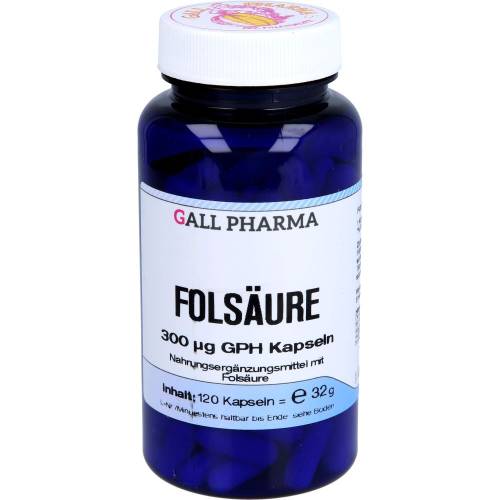 Folsäure 300 µg Gph Kapseln 120 St